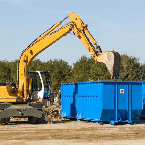 can i choose the location where the residential dumpster will be placed in Chappells SC